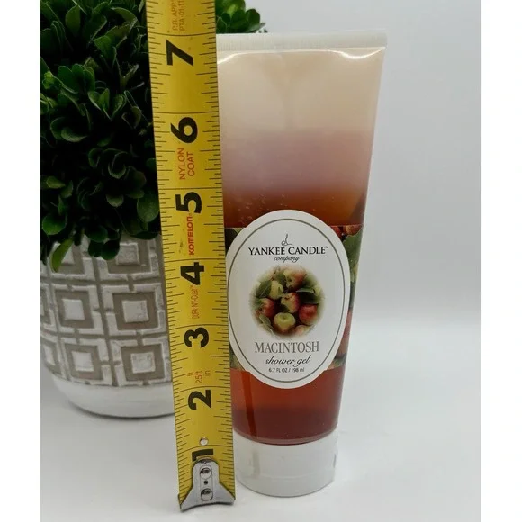 Yankee Candle Macintosh Shower Gel 6.7 oz 198 ml NEW SEALED‎ Discontinued Apple - Picture 7 of 7